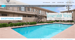 Desktop Screenshot of emeraldwestapartments.com